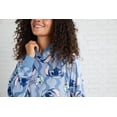 thumbnail image 6 of Richard Leeds International Womens Lilo and Stitch Hooded Pajama Lounger Sleep & Lounge Dress - Super Soft Plushy Cozy & Warm Hoodie Loungewear Pajamas Dresses for Women, Blue Medium, 6 of 7