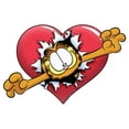 thumbnail image 2 of Women's Garfield Surprise Love  Graphic T-Shirt, 2 of 4
