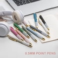 thumbnail image 4 of Gel Pens Black Ink Pen 0.5mm Fine Point Pens Smooth Writing Retractable Office Supplies (12-Count),12 * fine Point Pens,Multicolor, 4 of 6