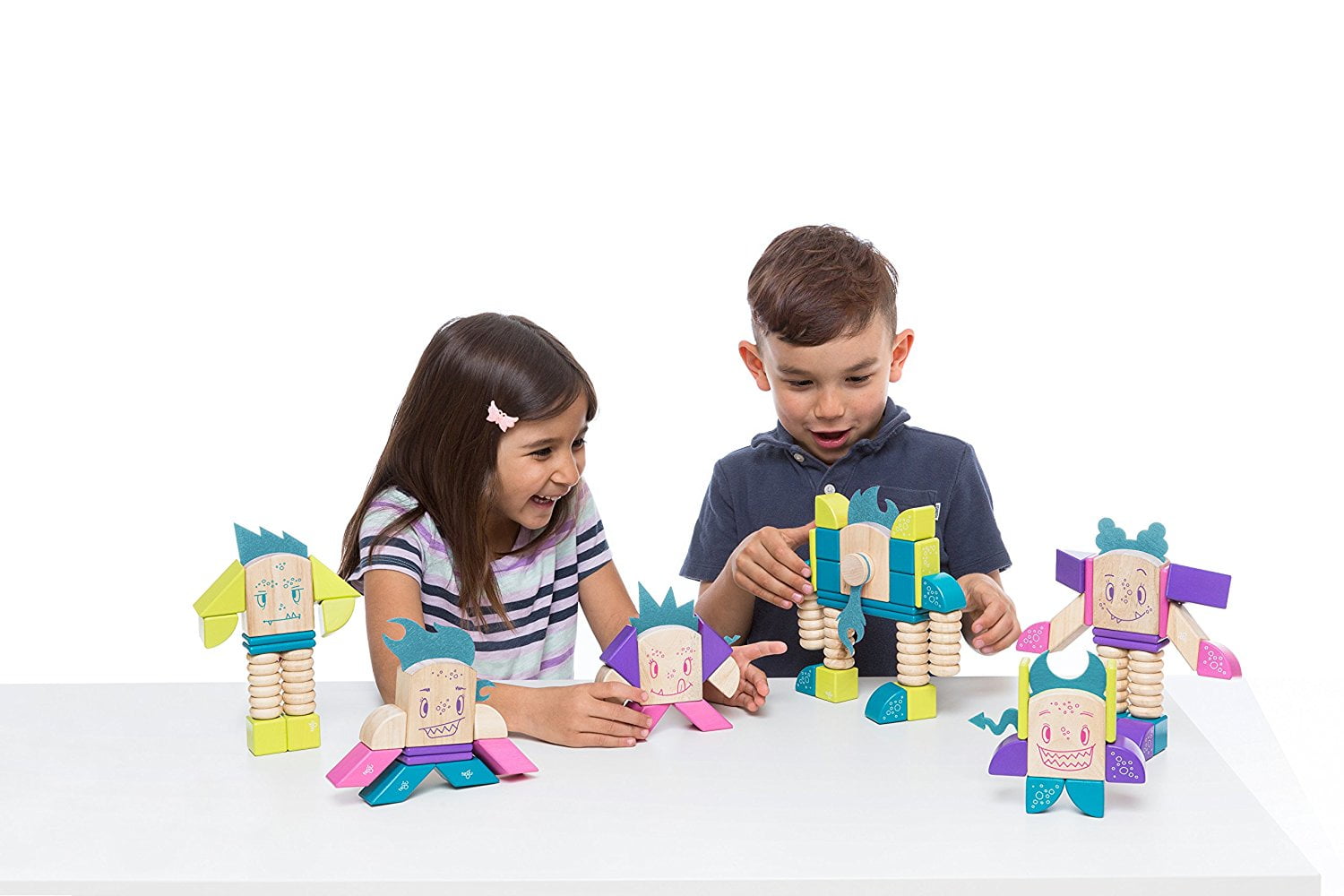 Tegu Finklebear Magnetic Wooden Block Set