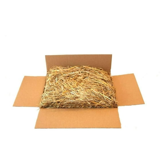 Organic Matter Garden Straw (5lb) Straw Mulch for Gardens, Yard Landscaping, New Lawn Grass Seed, Tomato & Vegetable Compost & Fertilizer | Covers up to 75 sq ft. Farmer Direct