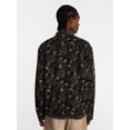 thumbnail image 3 of No Boundaries Cotton Boxy Cropped Fit Printed Flannel Shirt with Long Sleeves, Men's XS-5XB, 3 of 5