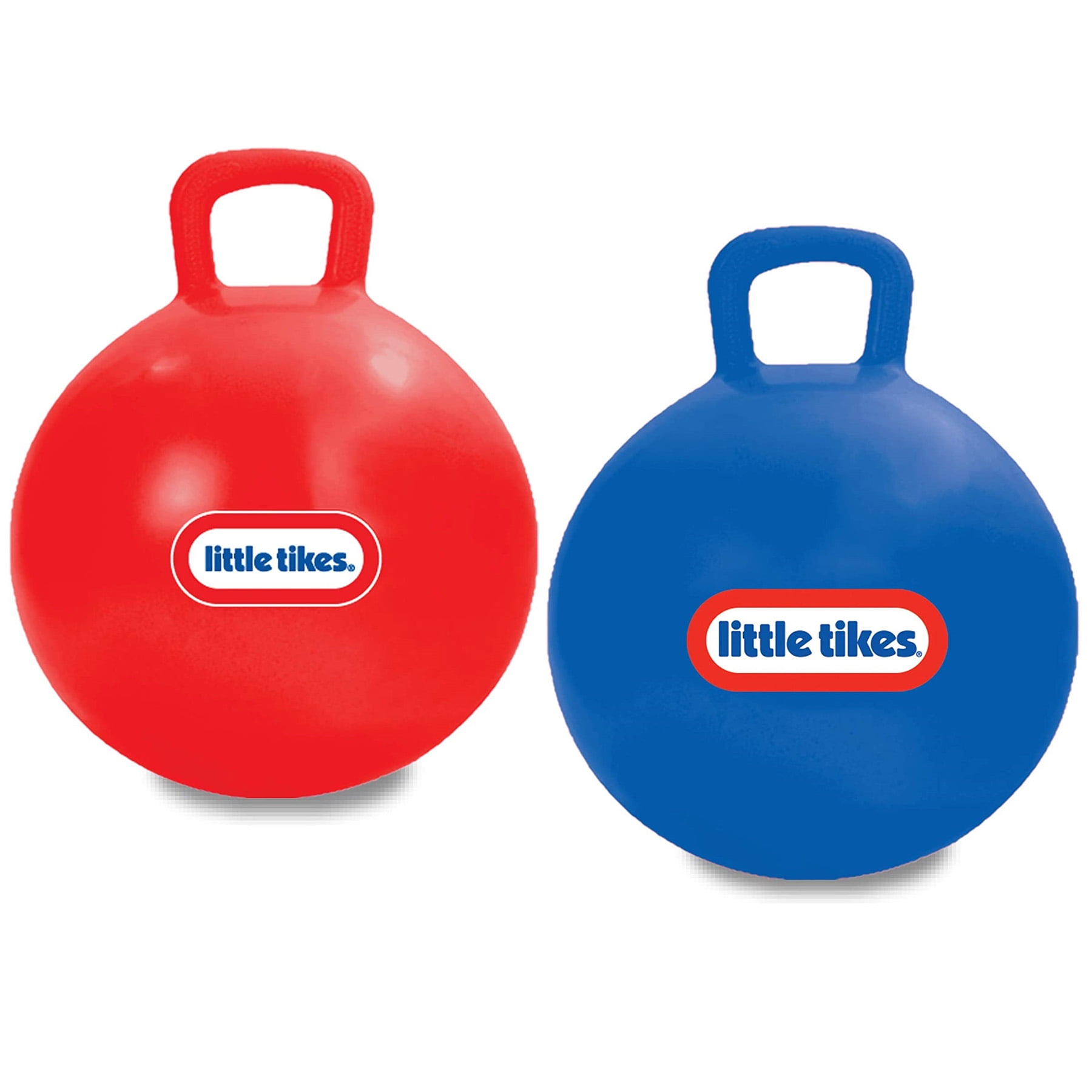 Little Tikes Bouncing Fun! 18" Red and Blue Space Hopper Bundle