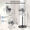 thumbnail image 4 of Ventilador Multi Uso SKY CARE 18 Pulgadas 3 Aspas de Metal Negro 18 in SC-V3EN13V, 4 of 5