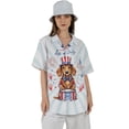 thumbnail image 4 of Happy 4th of July Patriotic Dachshund Marching Band Uniform Balloons Fireworks Hawaiian Shirt Breathable Summer Unisex Merch Wiener Dog Lover Gifts Idea - 13009, 4 of 6