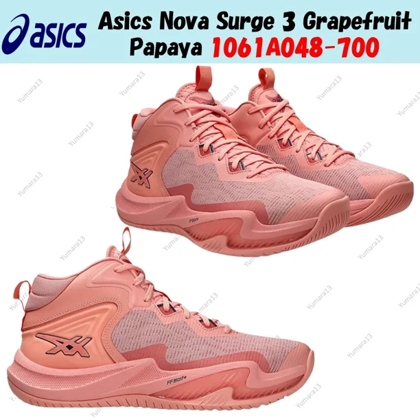 Asics Nova Surge 3 Grapefruit Papaya 1061A048-700 Men's Size
