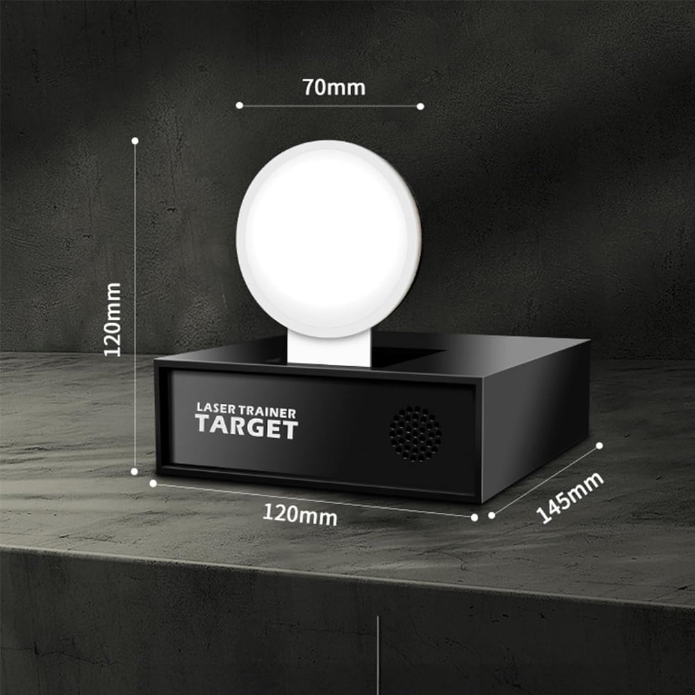 Laser Target Training System, Built-in Audio-Visual Feedback System, Automatic Sensing Reset/Flip-Over, Home Shooting Practice Target