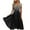 Black, variant on Drindf Women's Summer Plus Size Long Dress Casual Pleated Chiffon Tunic A-Line Boho Dress Trendy Sequin V Neck Short Sleeve Prom Dress Loose Slim Fit Irregular Hem Cocktaill Maxi Dress