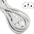 thumbnail image 2 of HQRP 6ft AC Power Cord Compatible with Motorola Quantar Radio T5365A Mains Cable, White, 2 of 7