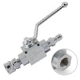 thumbnail image 1 of Kit de Valve à Bille pour Laveuse Haute Pression en Acier Inoxydable pour Tuyau de Laveuse 3/8 Po, 1 of 8