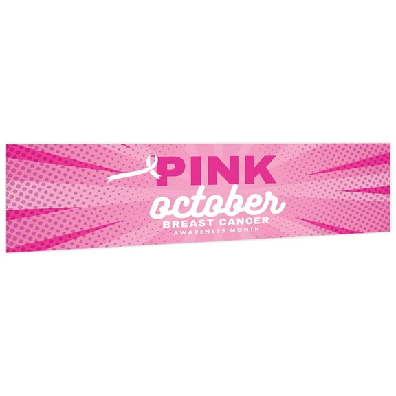Large Breast Cancer Banner Decorations, Pink October Awareness Month, Survivor Dcor for Women