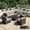Black Rattan/Khaki, variant on Patio Furniture Set - All-Weather - 7 Piece Patio Outdoor Conversation Set, Modular Wicker Rattan Sectional Sofa for Backyard, Garden, Poolside, Balcony, Porch, Patio, Black/Light Gray
