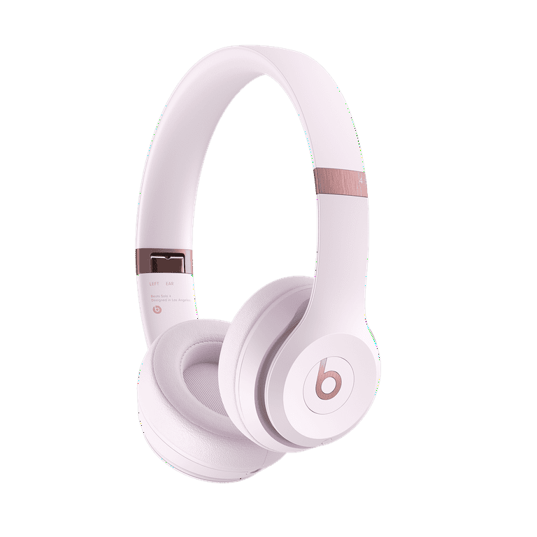 Restored Beats Solo 4 - Wireless Bluetooth On-Ear Headphones, Apple & Android Compatible, Up to 50 Hours of Battery Life - Cloud Pink (Like New) (Refurbished)