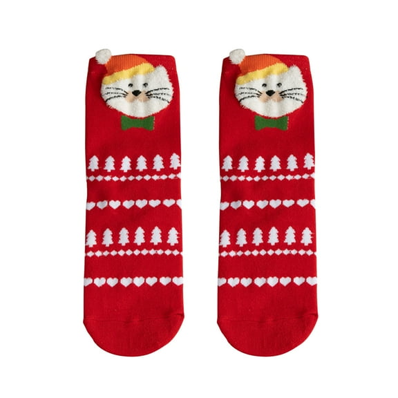 Christmas Socks for Women Womens Christmas Socks Socks Cute Medium Tube Socks