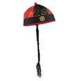 thumbnail image 1 of Gorra oriental real de para accesorios de sombreros de juegos - Negro + rojo Yinane Gorra oriental china, 1 of 7