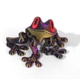 thumbnail image 1 of 3D Printed Articulated Magnetic Frog Fidget Toy, Fun Desk Buddy & Car Decor, 21 Colors Available, 1 of 6