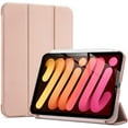 thumbnail image 1 of Étui pour iPad Mini 6, Étui 6e Génération, Support Folio, Couverture Mini - Or Rose, 1 of 5