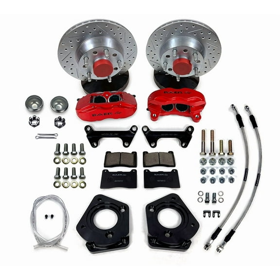 Baer Brakes 4261645B 11" SS4 Int Hub, Front Brake Kit, Black, SDZ