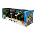 thumbnail image 4 of Hot Wheels Monster Trucks Smash Street Loco Punk Gutter Growler Diecast 4-Pack, 4 of 5