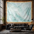 thumbnail image 6 of Marble Veins in Teal Aqua Water, Calming Elegant Abstract for Home Decor Lovers, Luxury Stone Wall Art Housewarming Gift Tapestry Wall Hanging for Bedroom, Living Room, 6 of 7