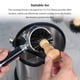 thumbnail image 3 of Injueey Tamper Portafilter Cepillo de limpieza Mango Máquina amoladora Polvo Barista Herramientas Sólido Cómodo para el hogar Accesorio Juegos de servir café y té para cuenco de 58 mm, 3 of 6