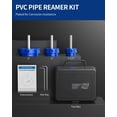 thumbnail image 3 of Kit escariador de tubos DAYDOOR de 1,5 cm, 2 cm, 3 cm para PVC, CPVC o ABS, 3 of 7
