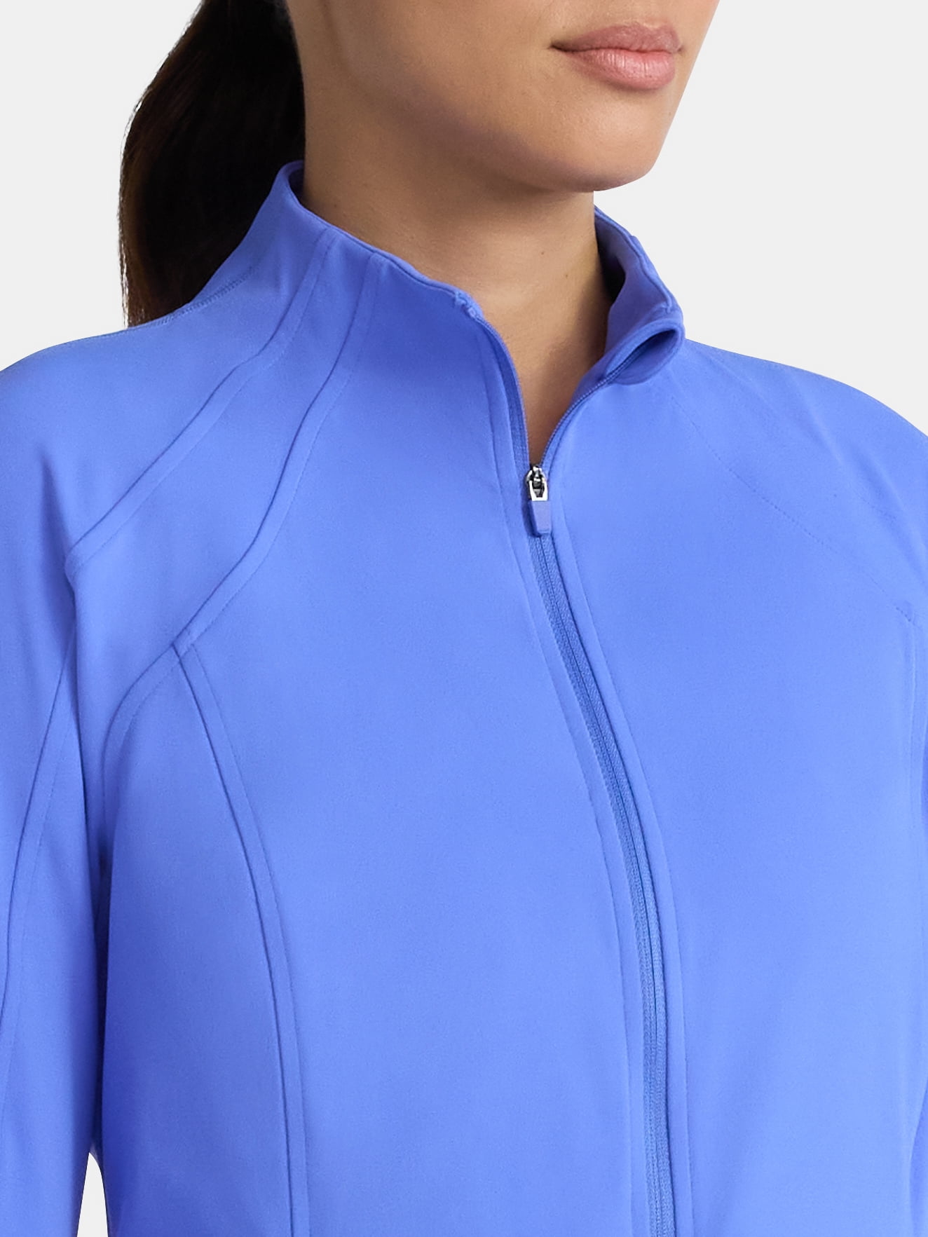 Avia Women's and Women's Plus SoftSculpt Zip Up Active Jacket, Sizes XS-4X