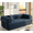 Blue, variant on BSHTI Modular Floor Boneless Cloud Couches, No Assembly, Comfortable Corduroy 4-in-1 Convertible King Size Sofa Bed, Oversized Foam Compressed Sofa Couch in A Box for Living Room
