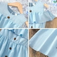 thumbnail image 5 of SNKSDGM Dresses for Teens Girls 12-14 Girls Dress Tween Boho Flutter Sleeve Tiered A Line Summer Dresses with Pockets 11-12 Years Girls Holiday Dresses Size 14-16 Short Sleeve, 5 of 6
