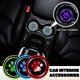 thumbnail image 5 of 4 piezas LED portavasos luces perro pata coche posavasos cambio de color, 5 of 5