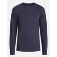 thumbnail image 5 of George Men's Henley Shirt with Long Sleeves, Sizes S-5XB, 5 of 5