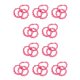 thumbnail image 3 of Minnieouse 3 uds cuerda para el pelo bandas de goma coloridas lazos diademas ornamento decoración bonita Rosa 10Conjunto, 3 of 6