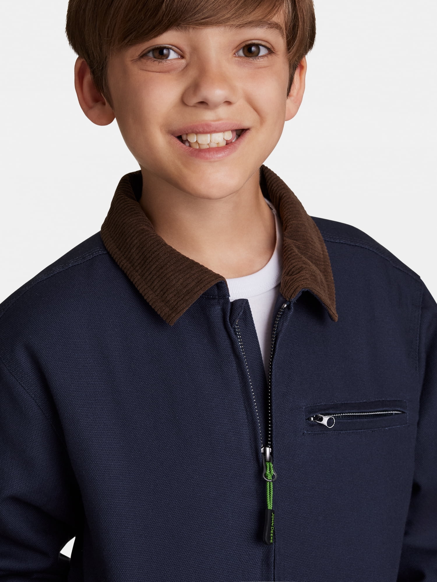 John Deere Boy's Canvas Tractor Jacket, Sizes 4 - 16