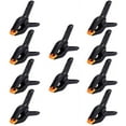 thumbnail image 1 of Apuakthei 10 paquetes de abrazaderas de resorte pequeñas de plástico profesionales de 3 pulgadas resistentes para manualidades o clips de plástico y clips de fondo Abrazaderas para soporte de fondo,, 1 of 7