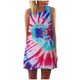 thumbnail image 1 of WILLBEST Vestidos de Verano para Mujer Vintage Boho Verano sin Mangas Playa Estampado Mini Vestido Corto Chica, 1 of 3