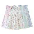 thumbnail image 1 of KYAIGUO Robe Décontractée à Fleurs pour Bébés et Tout-Petits 1-8 Ans Robe d'Été Sans Manches en Coton Robe de Princesse pour Fête, 1 of 9