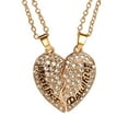 thumbnail image 1 of Mother Daughter Pendant Necklace Mother's Day Gift for Mom Best Family Gift (Gold), 1 of 3