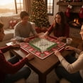 thumbnail image 6 of vlrwzc Christmas Tree Cartoon Mahjong Mat, Anti-Slip Noise Reduction Game Table Cover for Tile Games, Cards, Board Games, 31.5 x 31.5 in, 1 Pack, 6 of 7