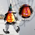 thumbnail image 3 of Calabaza Brillante De Halloween, Lámpara De Calabaza De Patas Largas, Decoración De Halloween Para Chimenea, Terraza De Césped Monstrate HA042646-02, 3 of 6