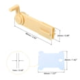 thumbnail image 2 of Unique Bargains Plastic Floss Bobbin Sewing Thread Card Board with Winder, Blue 100 Pack, 2 of 6