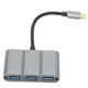thumbnail image 4 of ONTEN USB 3,0 HUB duradero resistente al desgaste anticorrosión PD 3,0 carga rápida Plug and Play 5 en 1 USB C Hub para portátil, 4 of 8