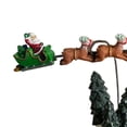 thumbnail image 2 of Multicolor Flaming Sleigh Animated Statue Xmas Vacation Village Accessories, 2 of 8