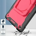 thumbnail image 5 of Epicgadget Case for Lenovo Tab M10 Plus (3rd Gen) 10.6" Tablet (TB-125F/TB-128F) 2022 Released - Protective Hybrid Shockproof 360 Rotating Ring Stand Cover Case with Shoulder Straps (Black/Pink), 5 of 5