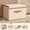 26L Beige, variant on Clothes Storage Box With Lid For Household Use Wardrobe Underwear Storage Box Organizing Boxed Clothes Blankets Storage Basket