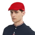 thumbnail image 4 of Minzimin Breathable Mesh Newsboy Hats for Men-Summer Beret Ivy Caps for Golf Hiking Running Outdoor Activities Casual Style, 4 of 7