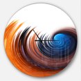 thumbnail image 1 of Designart 'Elegant Spiral Design ' Modern wall clock, 1 of 6