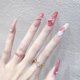 thumbnail image 1 of 24 Unids/Caja 3D Wearable Uñas Postizas Manicura Artificial DIY Falsas Con Pegamento, 1 of 4