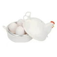 thumbnail image 1 of KDJ Microwave Egg Cooker Boiler Steamer for Kitchen - Plastic Egg Detacher Shell Remover - Heat Resistant Nutritious Egg Maker for Soft, Medium, Hard Boiled Eggs - Cooking Tool, 1 of 10