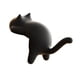 thumbnail image 1 of Gancho con forma de gato para el borde del escritorio, adorno de escritorio, gancho de mesa para la escuela y la oficina Negro, 1 of 9