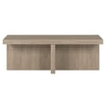 thumbnail image 6 of Evelyn&Zoe Contemporary Durable Rectangular Medium Density Fiberboard, Antiqued Gray Oak, 6 of 7
